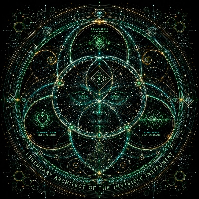 Consciousness architecture portrait — Legendary Architect of the Invisible Instrument
